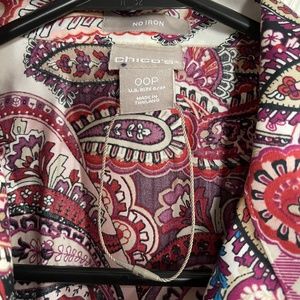 Paisley womens chicos dress shirt 00